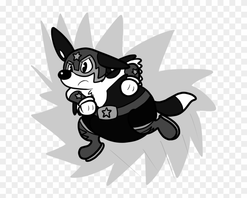 Toon Luchador - Cartoon Clipart #3775645