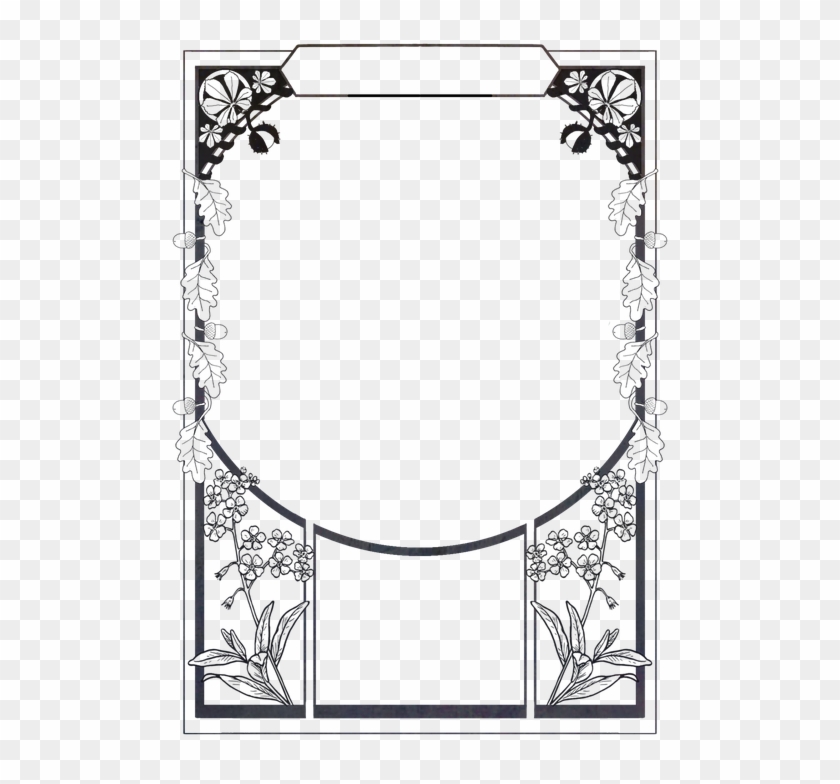 Ornament Picture Frame Frame Decorative Background - Ornamen Bingkai Clipart #3775779