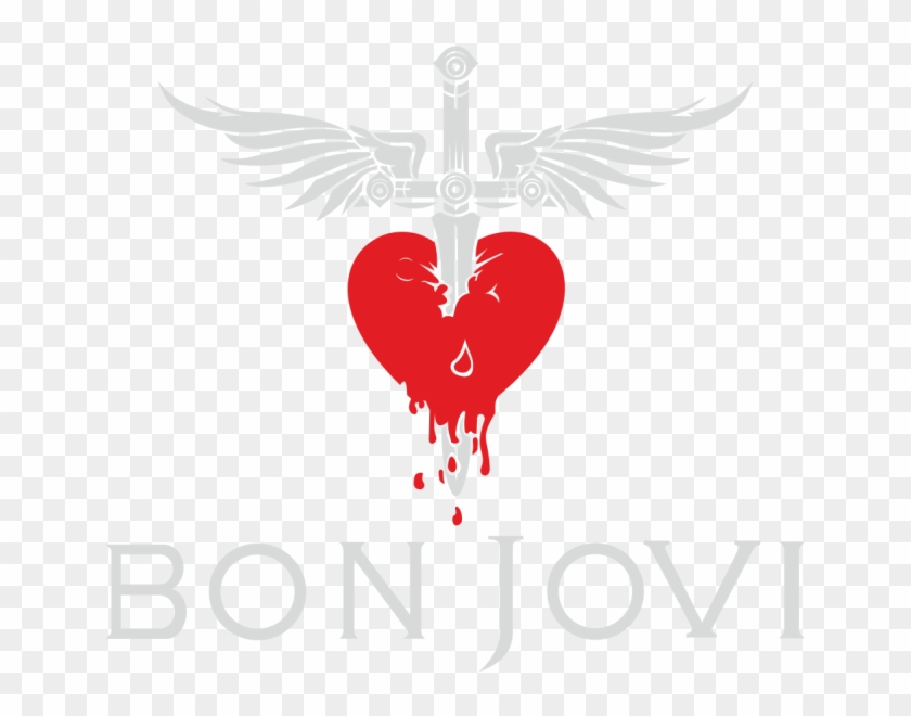 Black Bon Jovi Logo Clipart #3775926