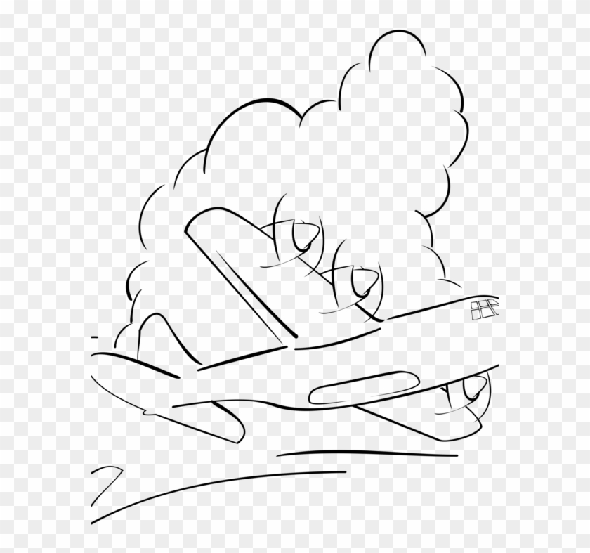 Aircraft Aviation Free Commercial - Airplane Outline Clipart #3776339