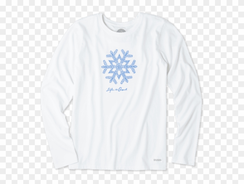 Women's Primal Snowflake Long Sleeve Crusher - Long-sleeved T-shirt Clipart