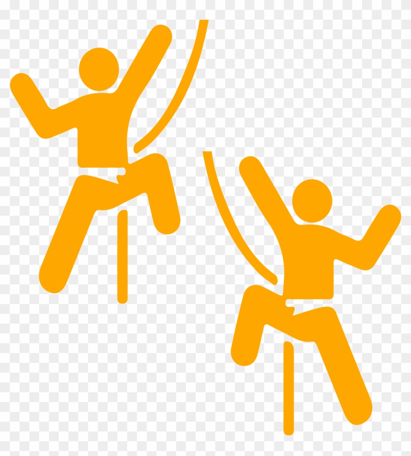 Free Friend Friday - Rock Climbing Clip Art - Png Download
