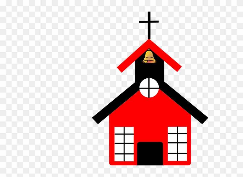 Svg Freeuse Download Red House Clip Art At Clker Com - Church School Clip Art - Png Download