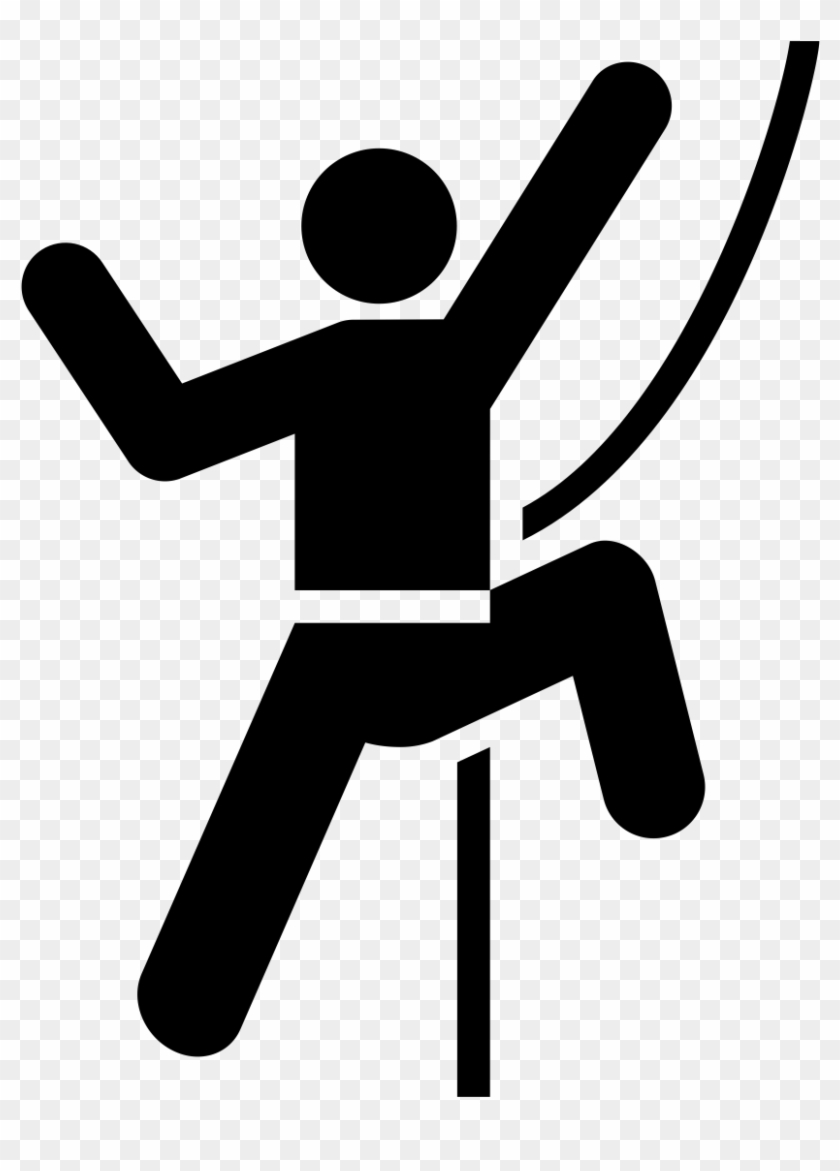 Climbing Activities Customised To The Level Of Experience - Climbing Pictogram Clipart