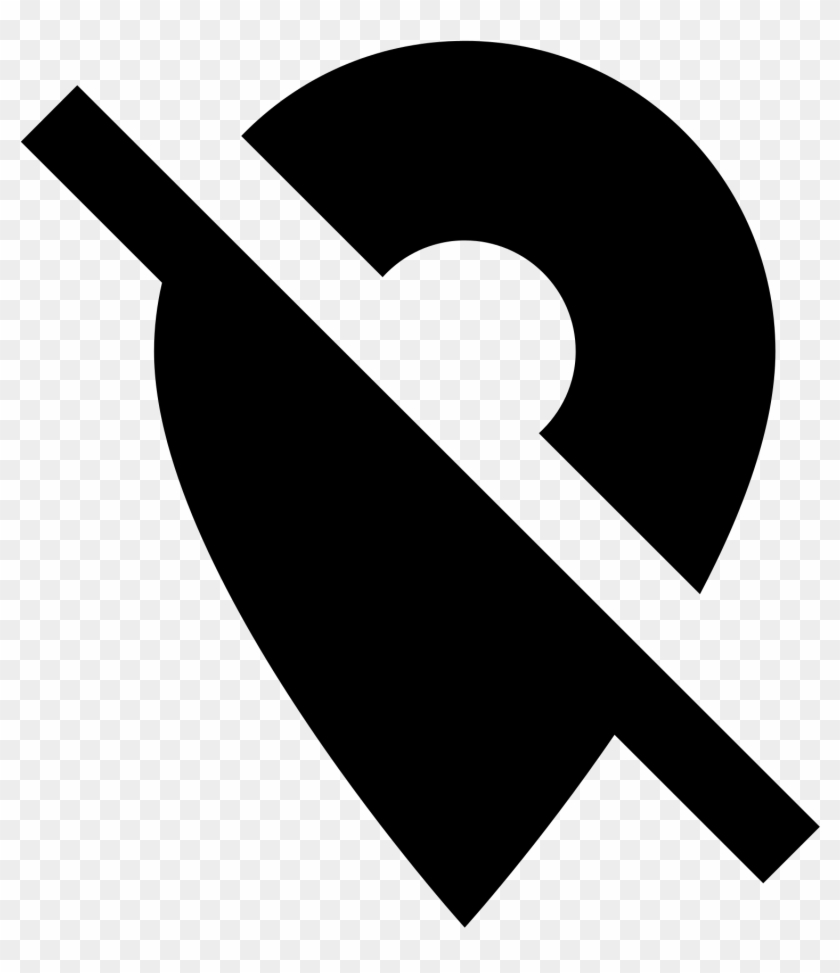 Open - Location Off Icon Clipart #3777299