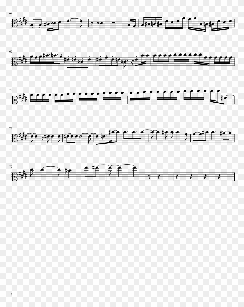 Warrior Sheet Music 2 Of 2 Pages - Atholl Highlanders Fiddle Clipart