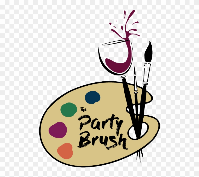 The Party Brush - Smiley Head Clipart #3777336