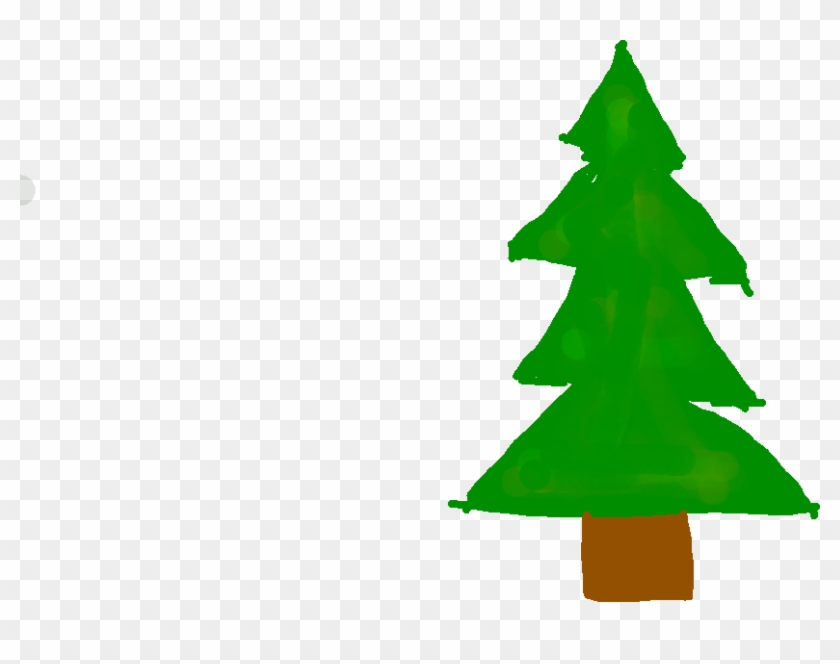 Drawing - Drawing - Christmas Tree Clipart #3777403