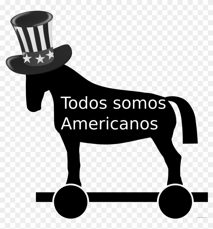 Jpg Freeuse Horse Clipart Black - Trojan Horse Clipart - Png Download