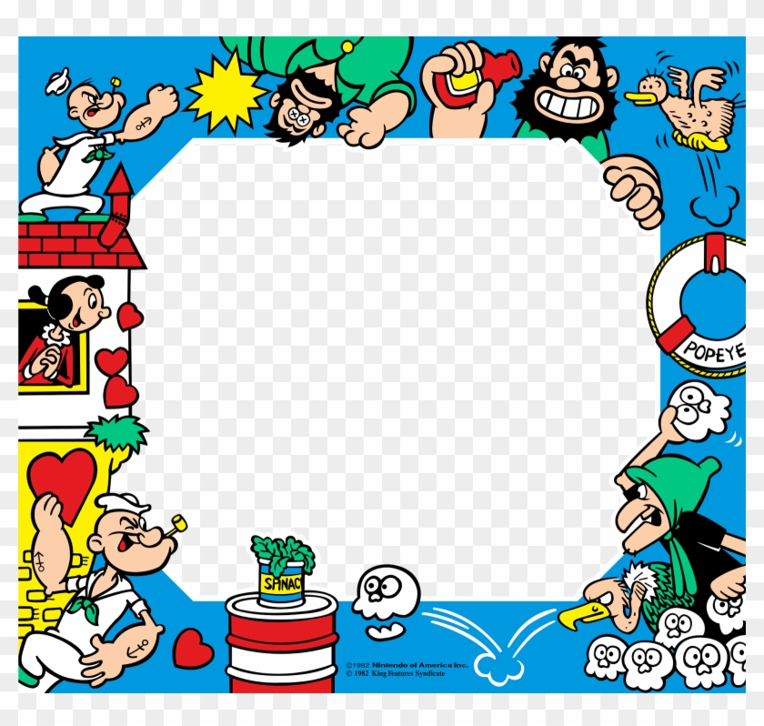 Publicat De Unknown La - Arcade Popeye Clipart #3778063