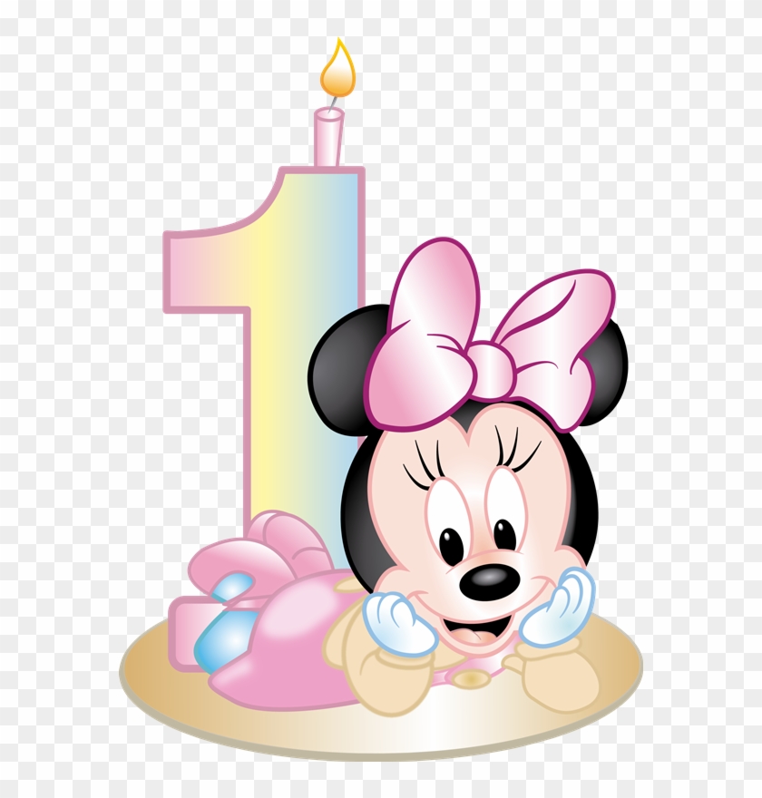Imágenes De Números De Cumpleaños Para Imprimir - Baby Minnie Mouse .png Clipart