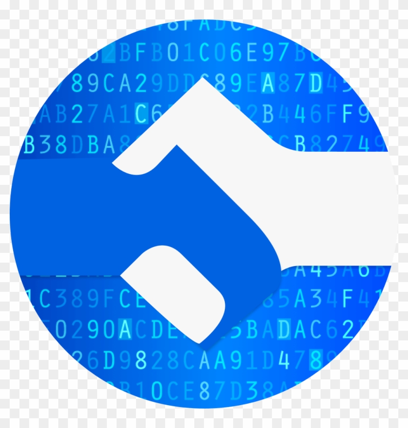 Contract Clipart Corporate Hand Shake - Circle - Png Download