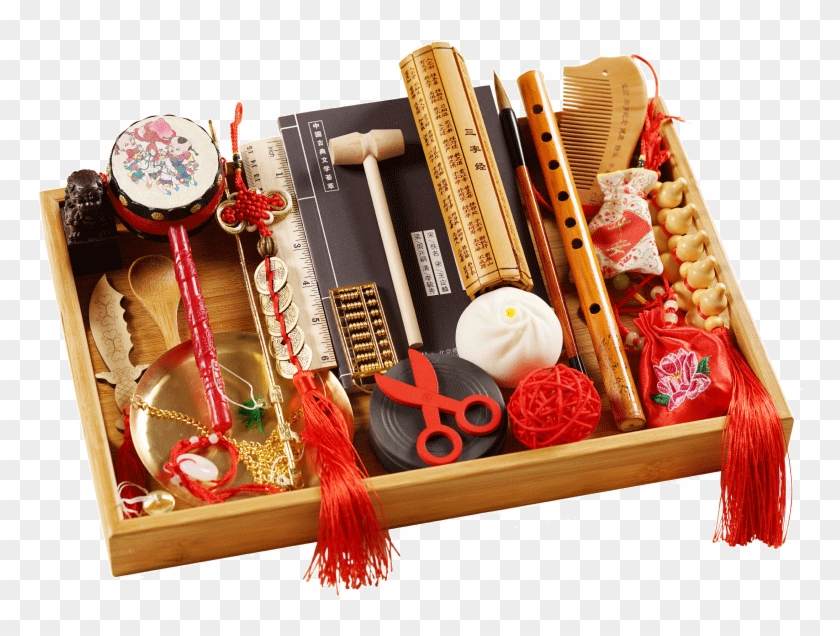 Agarrar Los Suministros De La Semana Un Año De Edad, - Zhuazhou Clipart