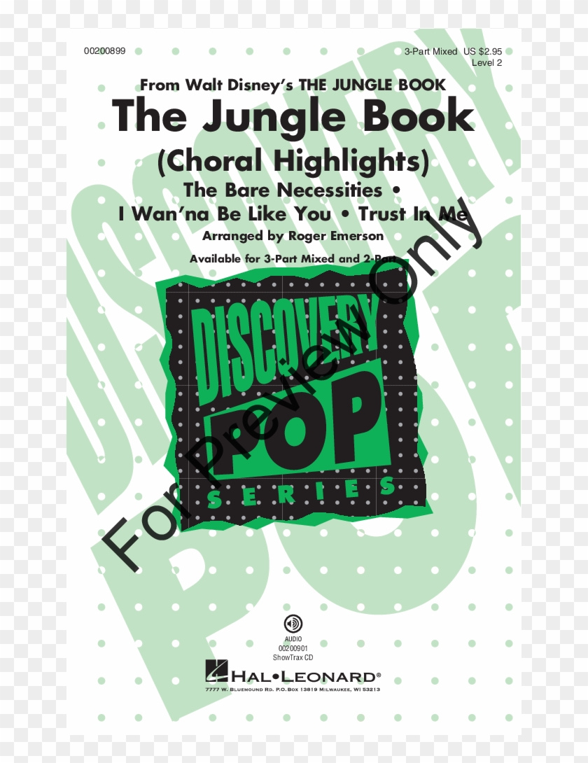 Click To Expand The Jungle Book Thumbnail - Poster Clipart #3778783