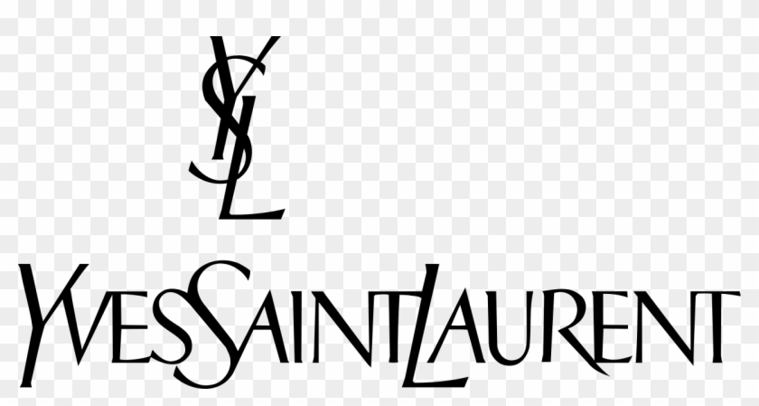 Yves Saint Laurent Logo2 - Yves Saint Laurent Logo Png Clipart