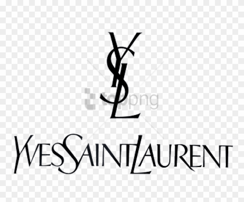 Free Png Yves Saint Laurent Rouge Pur Shine Lipstick - Yves Saint Laurent Parfum Logo Clipart #3778929