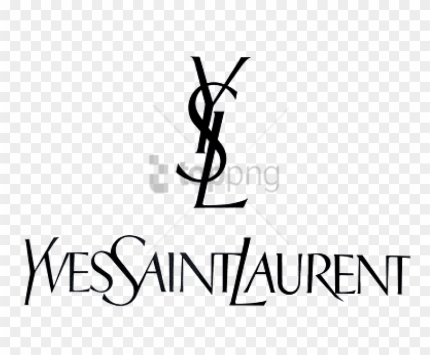 Free Png Yves Saint Laurent Rouge Pur Shine Lipstick - Yves Saint Laurent Parfum Logo Clipart