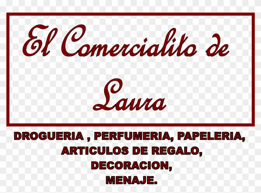 Comercialito De Laura - Calligraphy Clipart