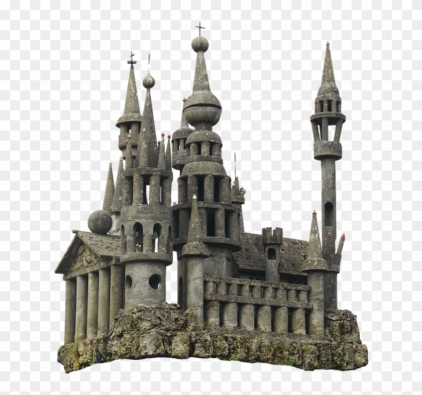 File Size - Fantasy Landscape With Castle Clipart