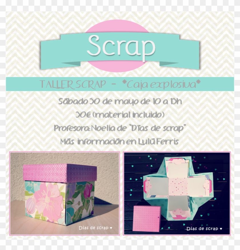 Scrap Dias De Scrap Taller Caja Explosiva Lulu Ferris - Paper Clipart #3779298