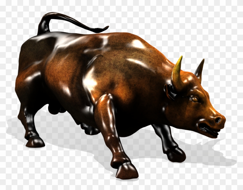 Charging Bull , Png Download - New York Bull Png Clipart #3779849