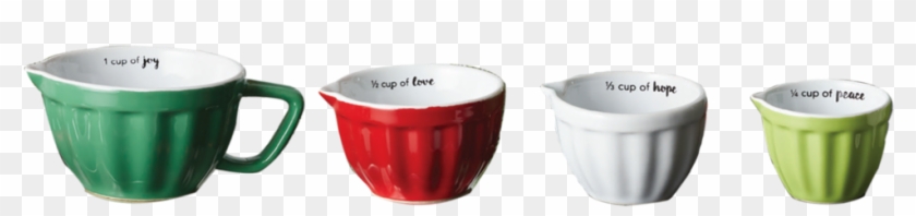 Christmas Measuring Cups - Cup Clipart