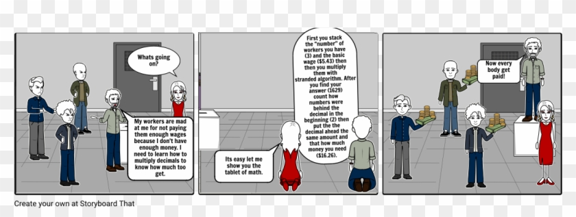 Decimal Multiplication - Cartoon Clipart #3781371