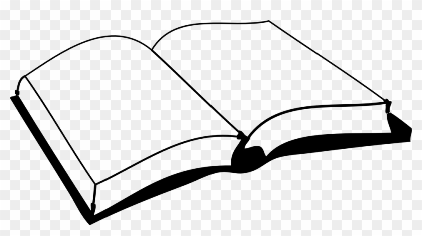 Free Vector Graphic - Book Clipart Black And White No Background - Png Download