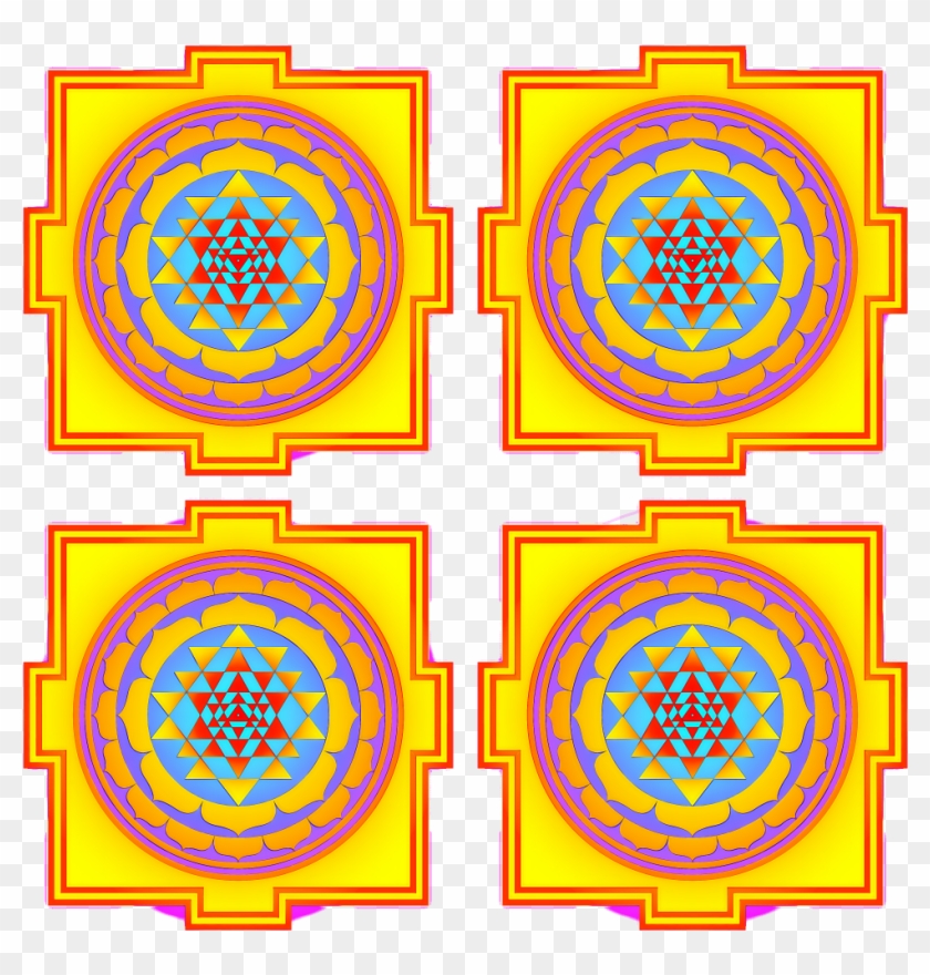 Sri Yantra Renders & Tweaks - Sri Yantra Clipart #3782698