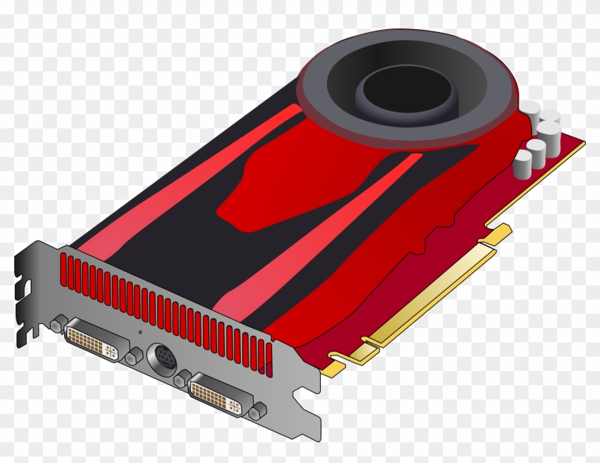 This Free Icons Png Design Of Video Card - Graphic Card Vector Png Clipart