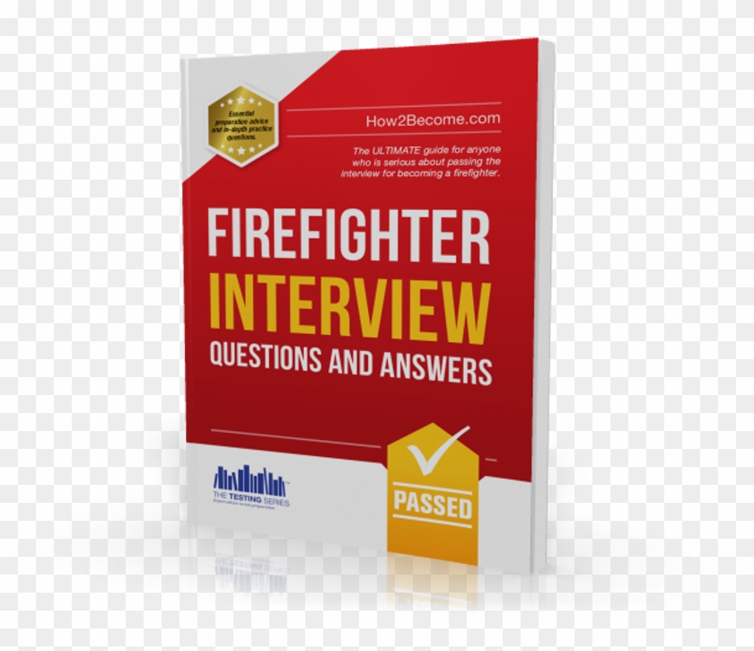 Firefighter Interview Questions & Answers Workbook - Graphic Design Clipart #3782910