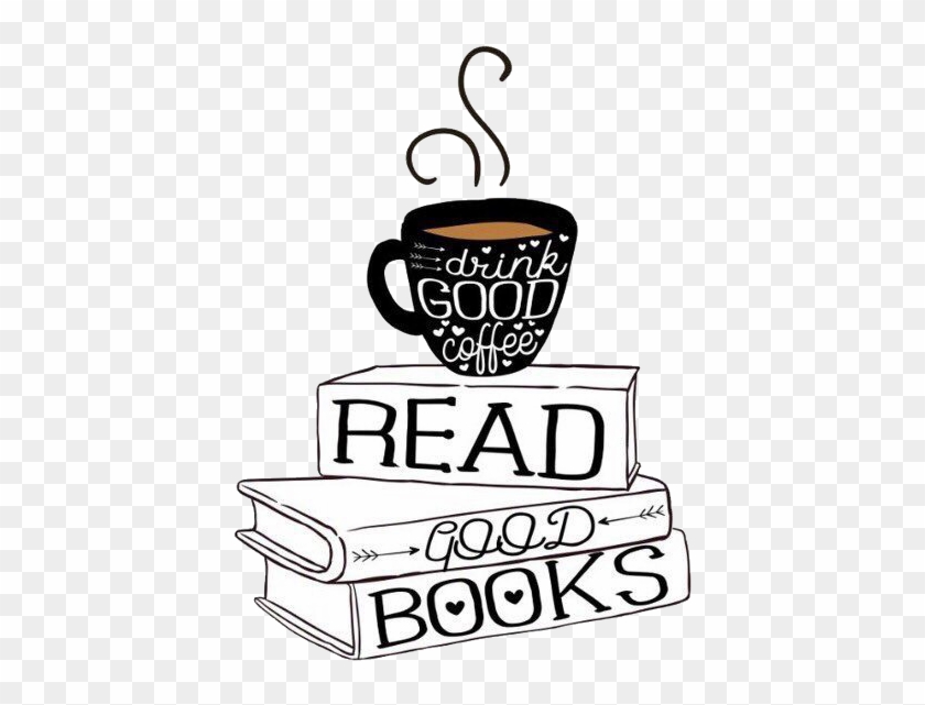 Book Drawing Aesthetic - Coffee And Books Drawing Clipart