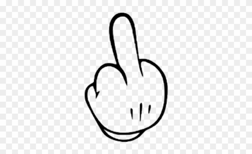 #middlefinger #hand #comichands #cartoonhand #hand - Mickey Mouse Hand Middle Finger Clipart
