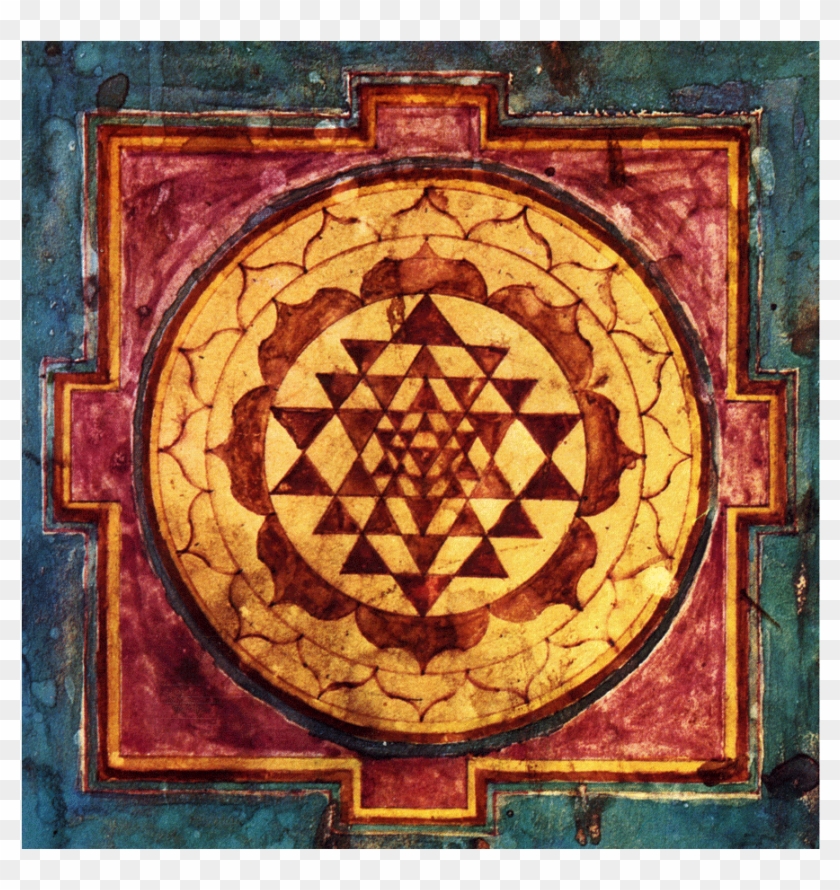 Sri Yantra Bo - Yantra Clipart #3783325
