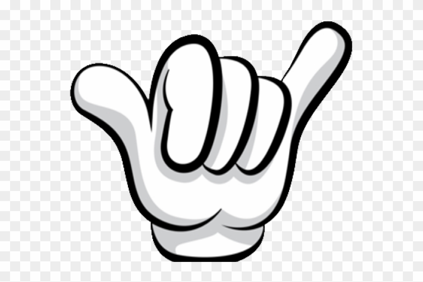 Hang Loose Hand Sign Clipart #3783347
