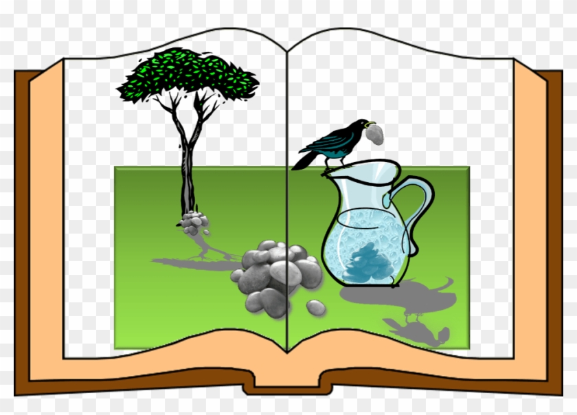 The Crow And The Pitcher - Pitcher With Little Water Clipart