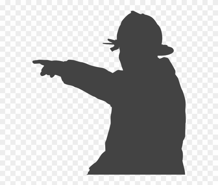 Town Of Superior Fire Department - Silhouette Clipart
