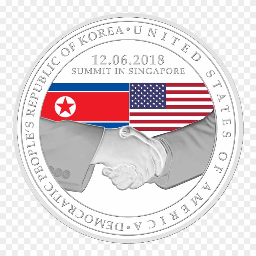 The Singapore Mint - 2018 North Korea United States Singapore Summit Model Clipart