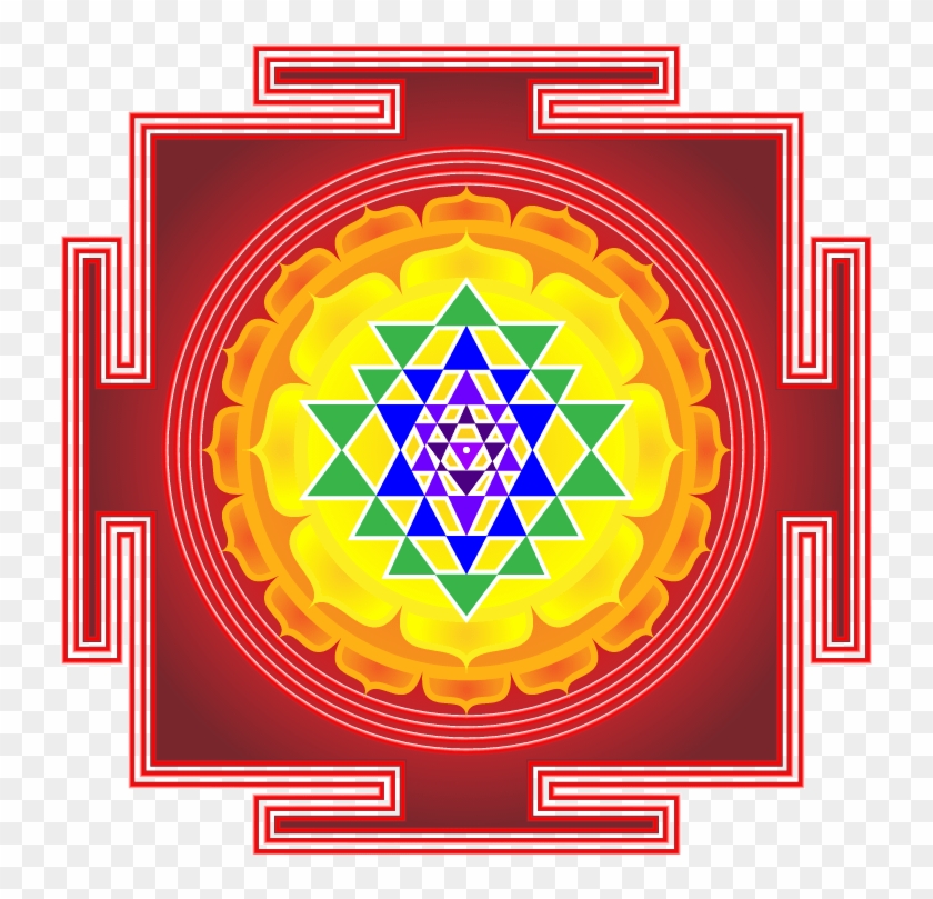 759157001371209605 Sri Yantra For Course - High Resolution Sri Yantra Clipart