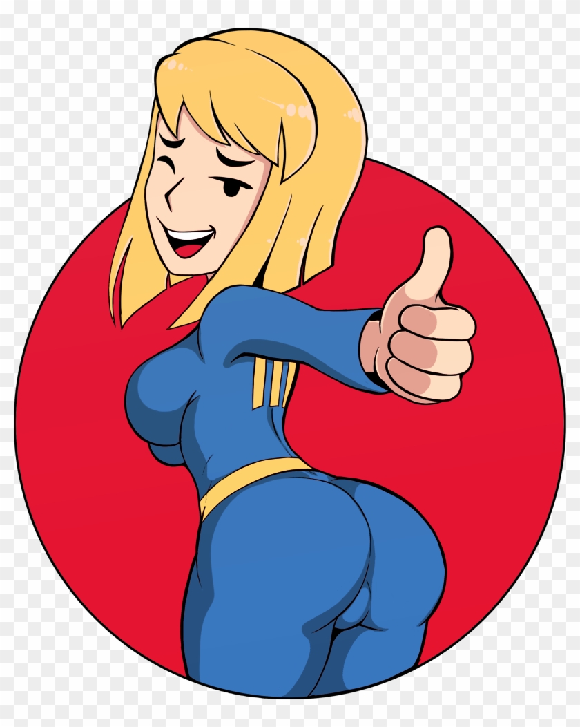 I Finally Made A Vault Girl Shirt Https - Shad Base Vault Girl Clipart #3784116