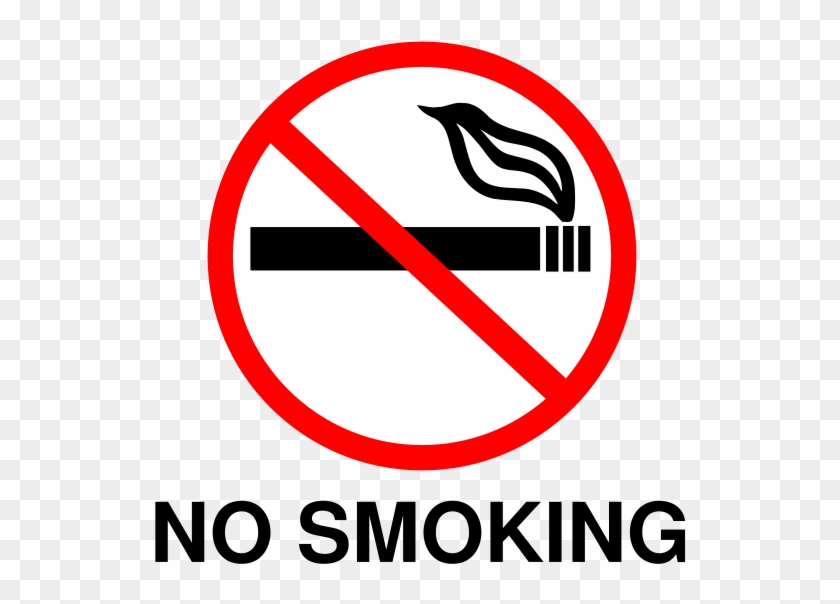 No Smoking Sign 165723 - Draw A No Smoking Sign Clipart