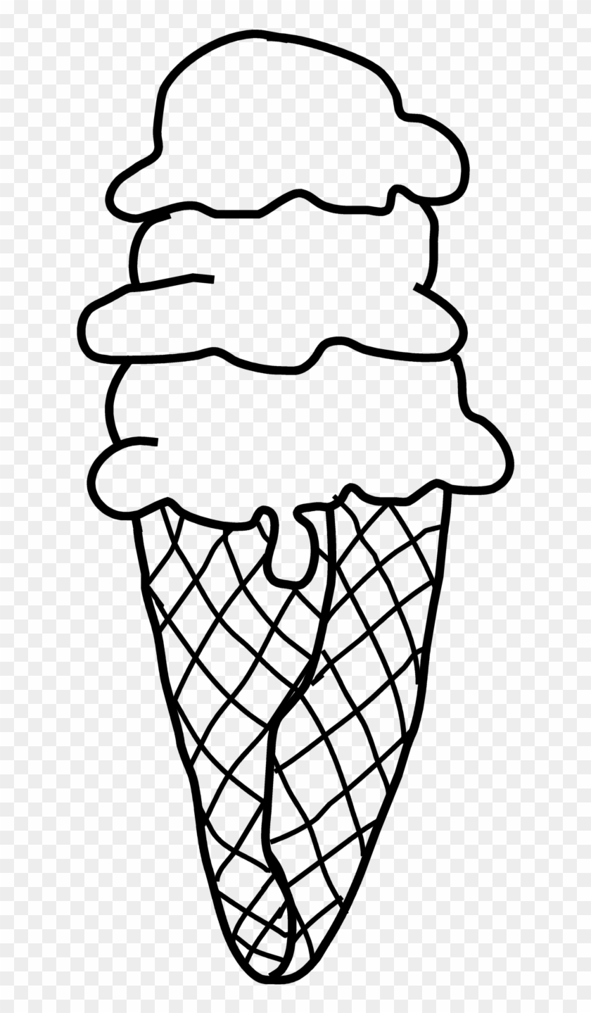 #f 159 Triple Scoop Clipart #3784344