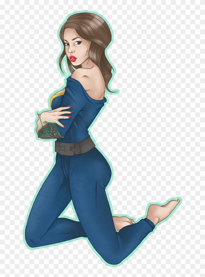Fallout Vault Girl By Mcrmorbid On - Fallout 4 Stats Vault Girl Clipart #3784649