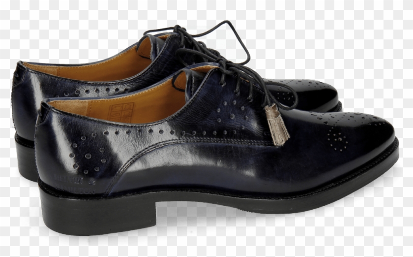 Derby Shoes Betty 2 Navy Tassel Smoke - Outdoor Shoe Clipart