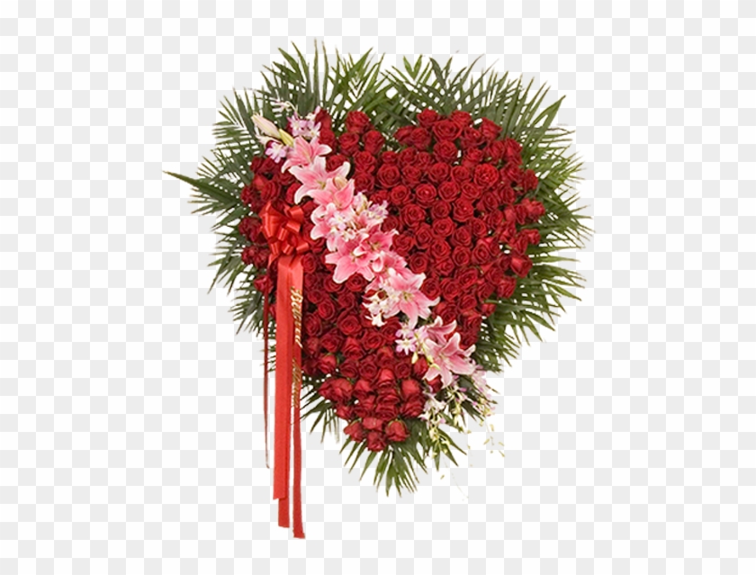 Red Angel Heart - Bouquet Clipart #3785097