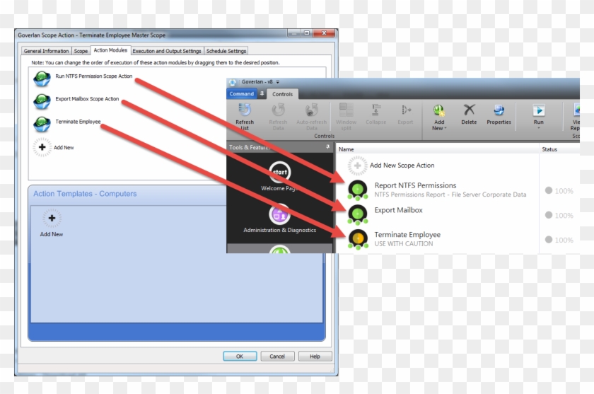 Process Automation Step 1 Configure Each Action Module - Computer Icon Clipart
