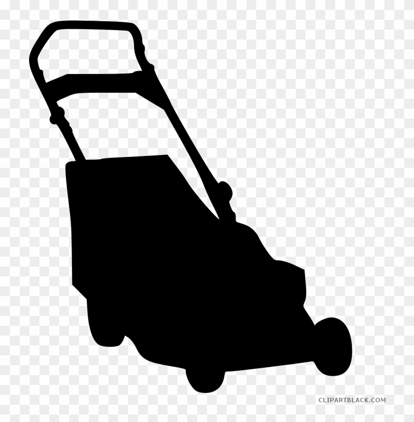 Lawn Mower Page Of Clipartblack Com Tools Ⓒ - Lawn Mower Silhouette Png Transparent Png #3785301