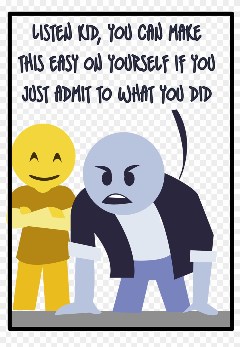 The Interrogation - Cartoon Clipart