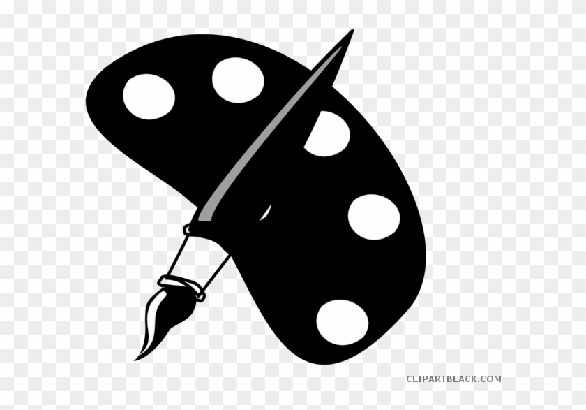 Clipartblack Com Tools Free Black White Images Ⓒ - Clip Art Black Paint Brush - Png Download