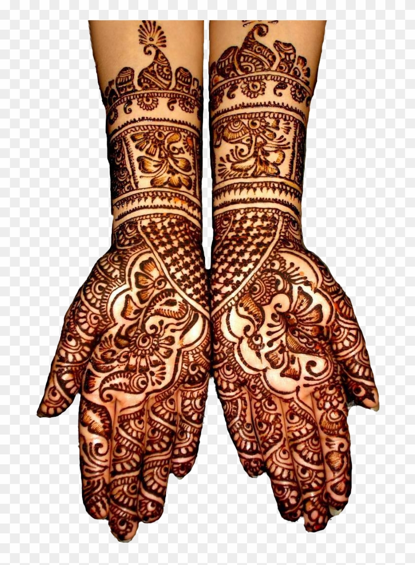 Two Hand Mehndi Design Clipart